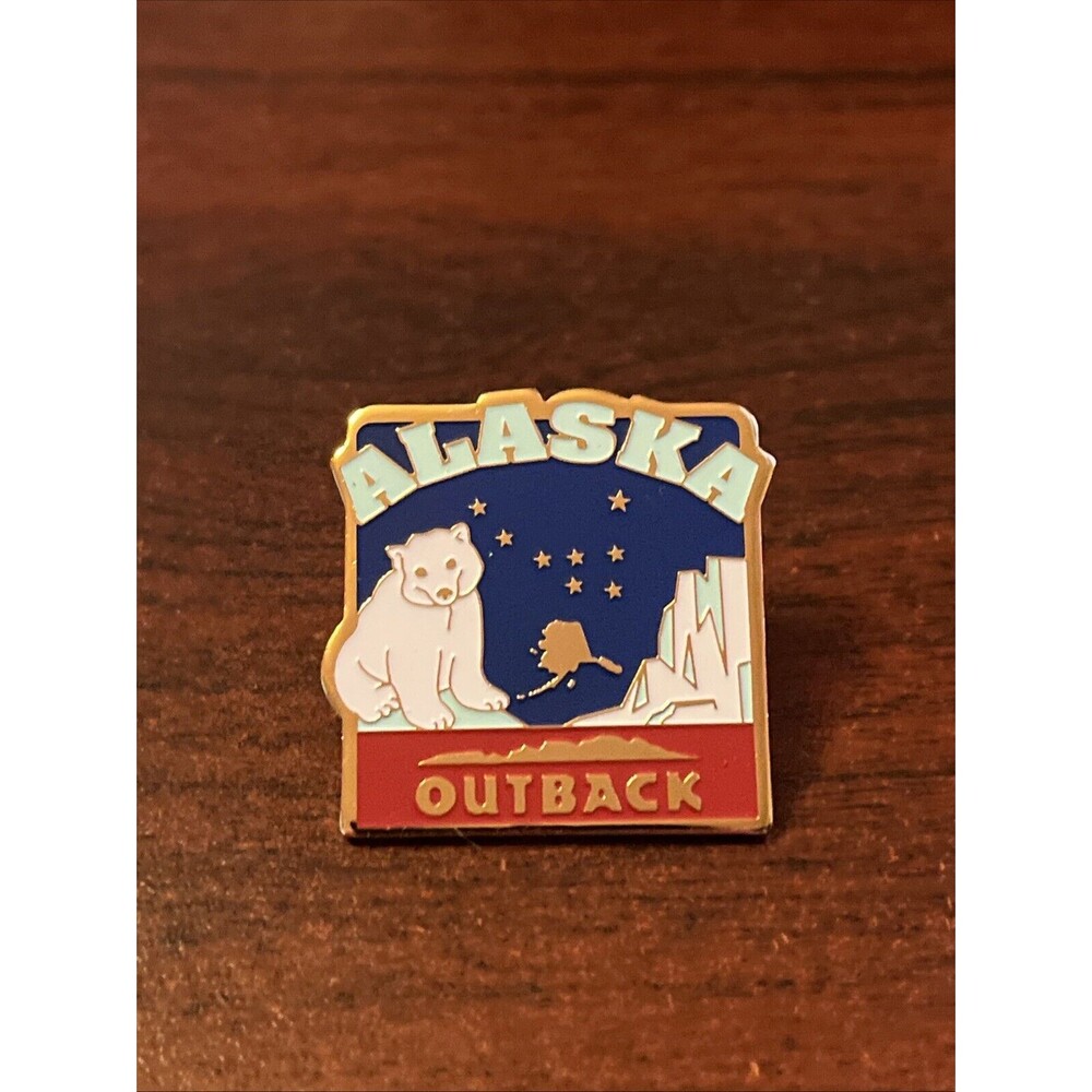 Outback Steakhouse 50 States Alaska Lapel Hat Pin